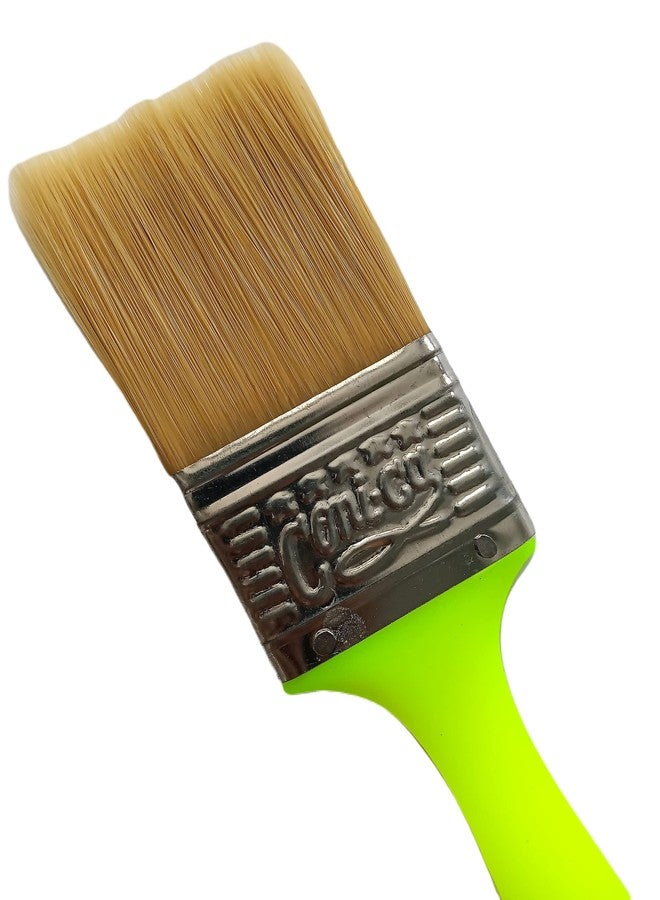 Conica Brush - Smart Set of Regular Flat Paint Brush for All General Purpose, 2 inch+ 2 inch+ 1 inch Home Wall Paint Brushes - Image 5